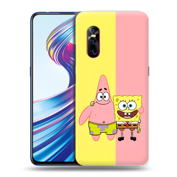 Силиконовый чехол на Vivo V15 Pro с принтом Спанч боб Спанчбоб