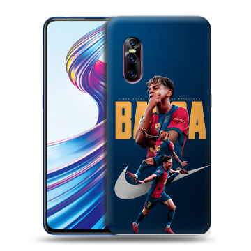 Силиконовый чехол на Vivo V15 Pro с принтом Барселона Barca Yamal 