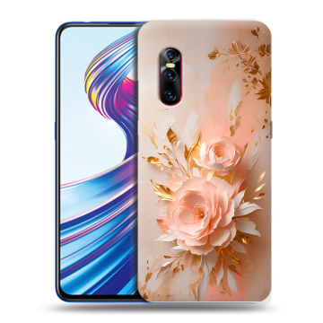 Силиконовый чехол на Vivo V15 Pro с принтом женский
