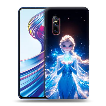 Силиконовый чехол на Vivo V15 Pro с принтом Холодное сердце Frozen