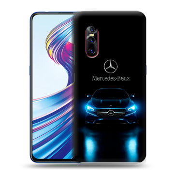 Силиконовый чехол на Vivo V15 Pro с принтом Mercedes Мерседес