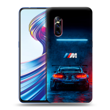 Силиконовый чехол на Vivo V15 Pro с принтом BMW БМВ
