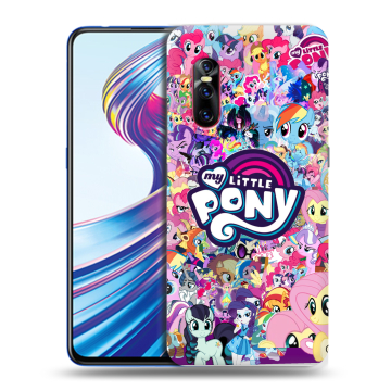 Силиконовый чехол на Vivo V15 Pro с принтом My little pony Дружба чудо