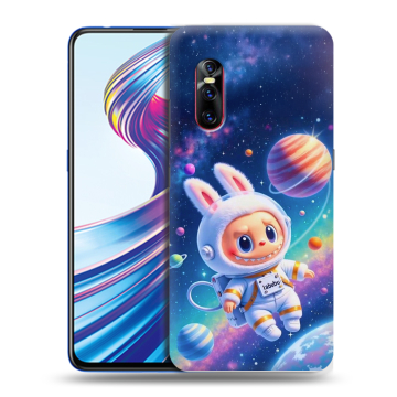 Силиконовый чехол на Vivo V15 Pro с принтом Labubu Лабубу