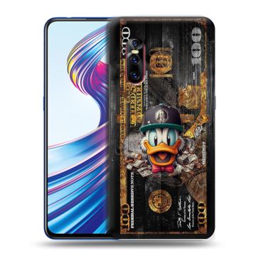 Силиконовый чехол на Vivo V15 Pro с принтом Дональд Дак Доллар