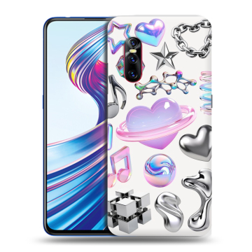 Силиконовый чехол на Vivo V15 Pro с принтом Y2K