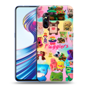 Силиконовый чехол на Vivo V15 Pro с принтом Флагер Fuggler