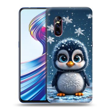 Силиконовый чехол на Vivo V15 Pro с принтом Новый год