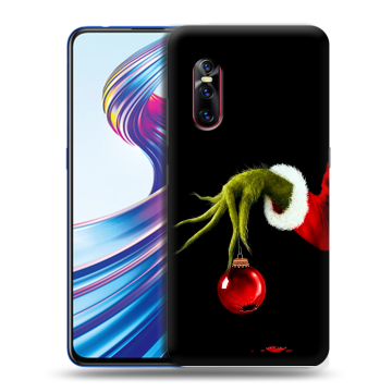 Силиконовый чехол на Vivo V15 Pro с принтом Новый год Гринч