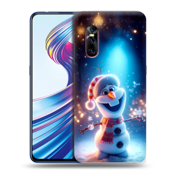 Силиконовый чехол на Vivo V15 Pro с принтом Новый год