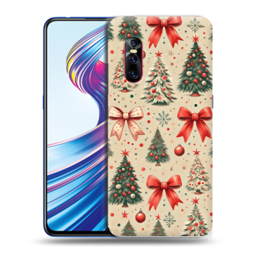 Силиконовый чехол на Vivo V15 Pro с принтом Новый год