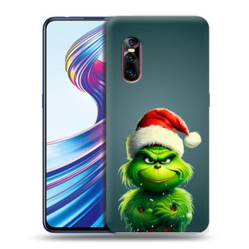 Силиконовый чехол на Vivo V15 Pro с принтом Новый год