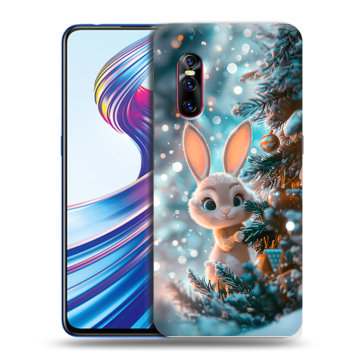 Силиконовый чехол на Vivo V15 Pro с принтом Новый год