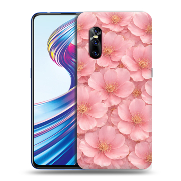 Силиконовый чехол на Vivo V15 Pro с принтом женский
