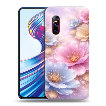 Силиконовый чехол на Vivo V15 Pro с принтом женский