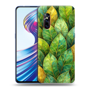 Силиконовый чехол на Vivo V15 Pro с принтом женский