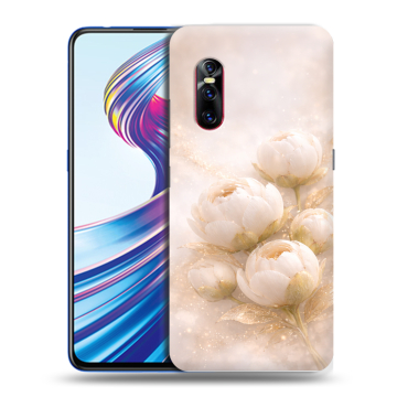 Силиконовый чехол на Vivo V15 Pro с принтом женский