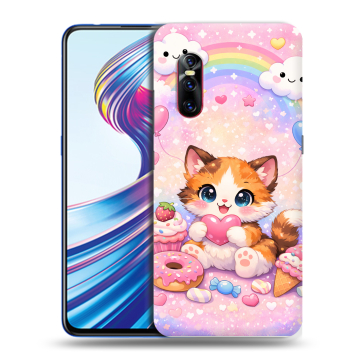 Силиконовый чехол на Vivo V15 Pro с принтом для девочек