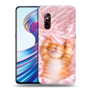 Силиконовый чехол на Vivo V15 Pro с принтом женский