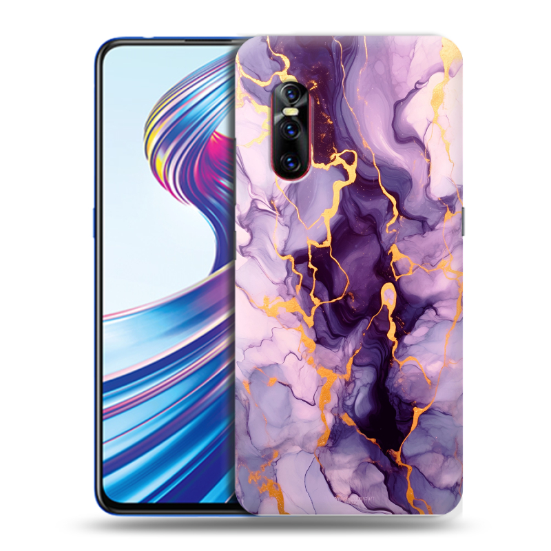 Пластиковый чехол на Vivo V15 Pro с принтом Мрамор Пластиковый чехол на Vivo V15 Pro с принтом Мрамор