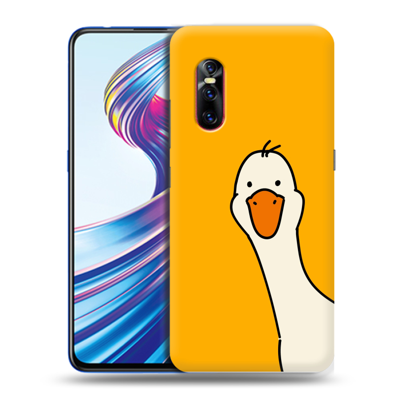 Силиконовый чехол на Vivo V15 Pro с принтом Утка Силиконовый чехол на Vivo V15 Pro с принтом Утка