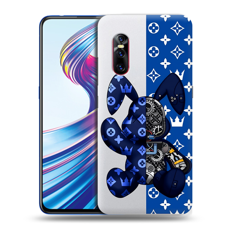 Силиконовый чехол на Vivo V15 Pro с принтом Луи робот Силиконовый чехол на Vivo V15 Pro с принтом Луи робот