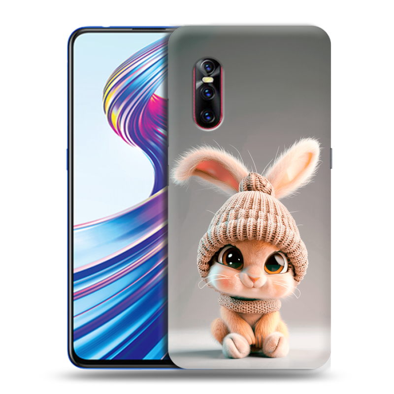 Пластиковый чехол на Vivo V15 Pro с принтом Кролик Пластиковый чехол на Vivo V15 Pro с принтом Кролик