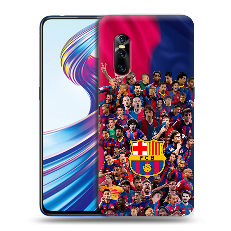 Силиконовый чехол на Vivo V15 Pro с принтом Барселона Barcelona Силиконовый чехол на Vivo V15 Pro с принтом Барселона Barcelona