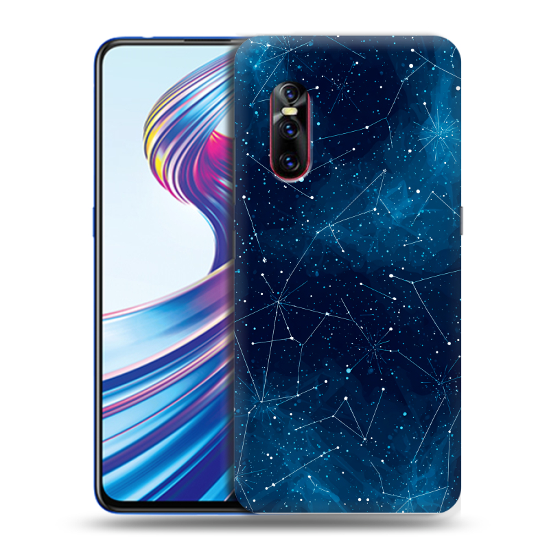 Силиконовый чехол на Vivo V15 Pro с принтом Космос звезды Силиконовый чехол на Vivo V15 Pro с принтом Космос звезды