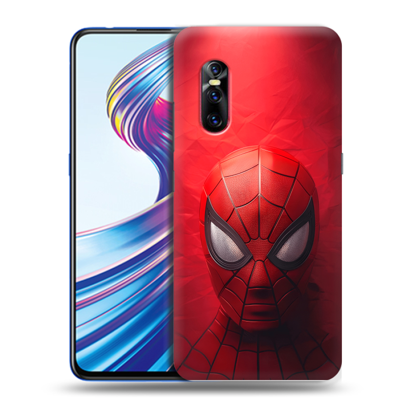 Силиконовый чехол на Vivo V15 Pro с принтом Spiderman Человек паук Силиконовый чехол на Vivo V15 Pro с принтом Spiderman Человек паук