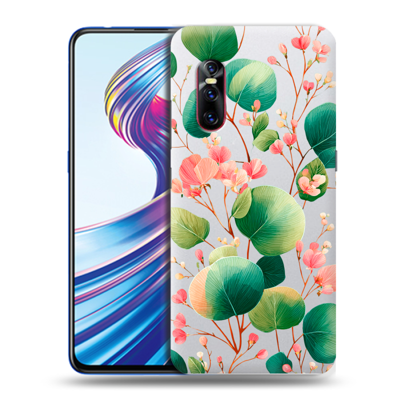 Пластиковый чехол на Vivo V15 Pro с принтом женский Пластиковый чехол на Vivo V15 Pro с принтом женский