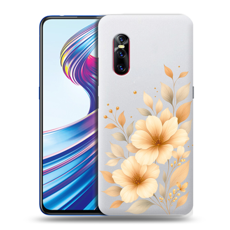 Силиконовый чехол на Vivo V15 Pro с принтом для девушки Силиконовый чехол на Vivo V15 Pro с принтом для девушки