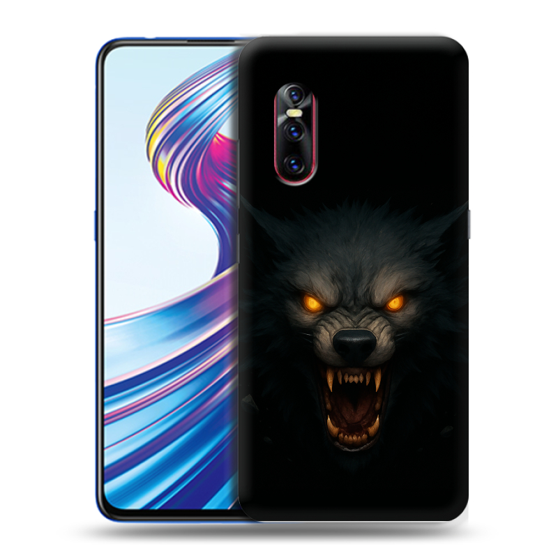 Силиконовый чехол на Vivo V15 Pro с принтом Волк Силиконовый чехол на Vivo V15 Pro с принтом Волк