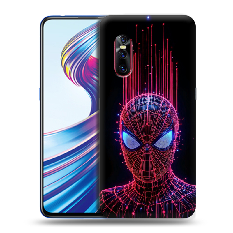 Силиконовый чехол на Vivo V15 Pro с принтом Spiderman Человек паук Силиконовый чехол на Vivo V15 Pro с принтом Spiderman Человек паук