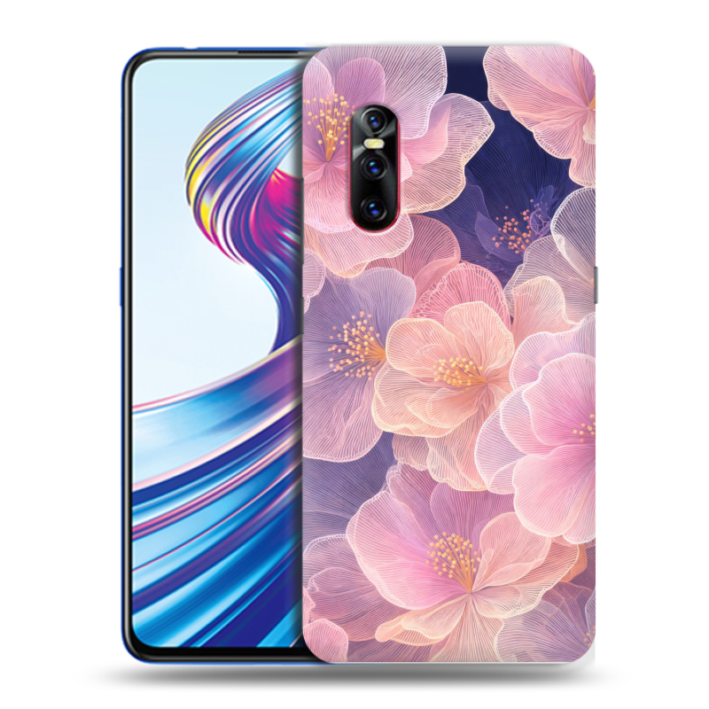 Пластиковый чехол на Vivo V15 Pro с принтом женский Пластиковый чехол на Vivo V15 Pro с принтом женский