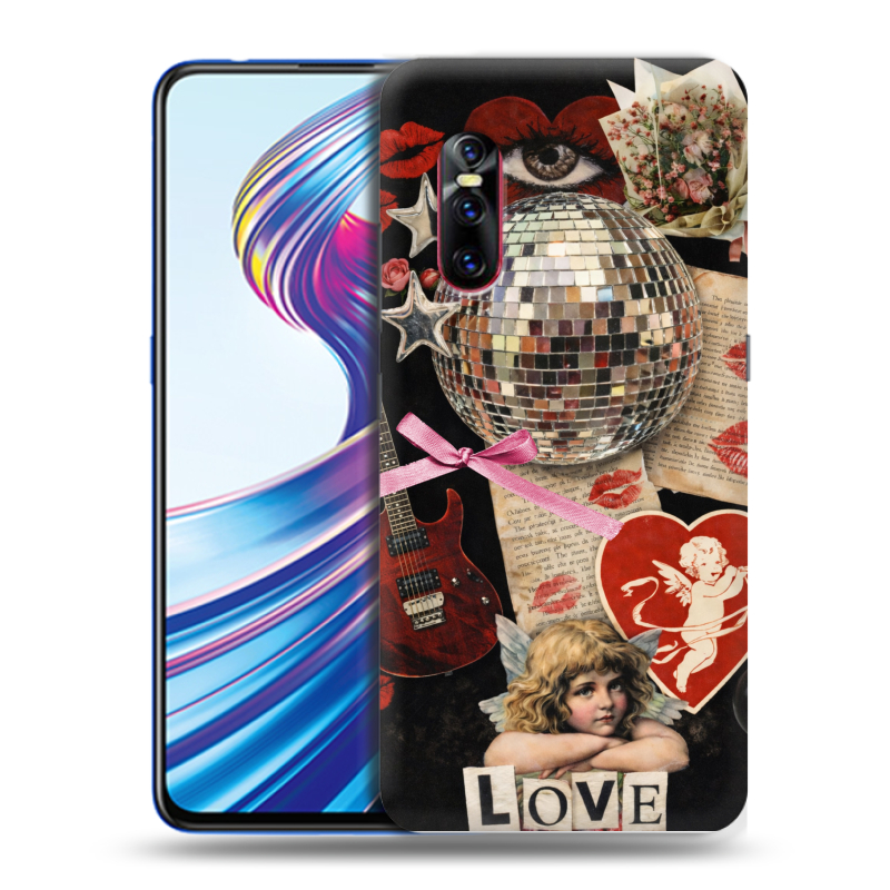 Силиконовый чехол на Vivo V15 Pro с принтом для девочек Силиконовый чехол на Vivo V15 Pro с принтом для девочек