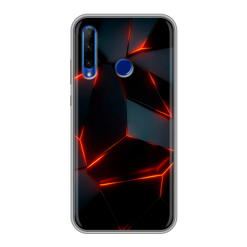 Силиконовый чехол на Huawei Honor 10i с принтом Яркие абстракции Силиконовый чехол на Huawei Honor 10i с принтом Яркие абстракции