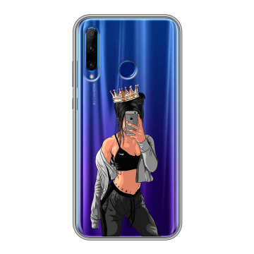 Силиконовый чехол на Huawei Honor 10i с принтом Женские принты Силиконовый чехол на Huawei Honor 10i с принтом Женские принты