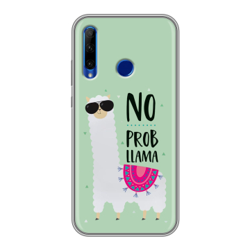 Силиконовый чехол на Huawei Honor 10i с принтом Лама Силиконовый чехол на Huawei Honor 10i с принтом Лама
