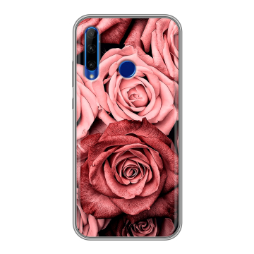 Силиконовый чехол на Huawei Honor 10i с принтом Цветы розы Силиконовый чехол на Huawei Honor 10i с принтом Цветы розы