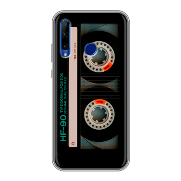 Силиконовый чехол на Huawei Honor 10i с принтом Кассета