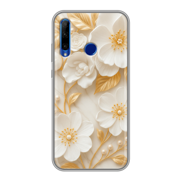 Силиконовый чехол на Huawei Honor 10i с принтом Цветы