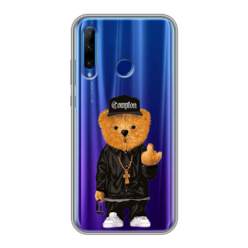 Силиконовый чехол на Huawei Honor 10i с принтом Мишка