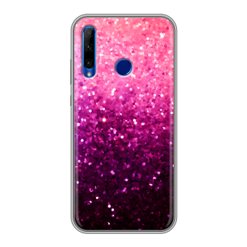 Силиконовый чехол на Huawei Honor 10i с принтом Блестки