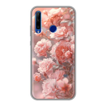 Силиконовый чехол на Huawei Honor 10i с принтом Розовые розы