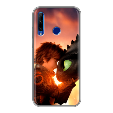 Силиконовый чехол на Huawei Honor 10i с принтом Как приручить дракона