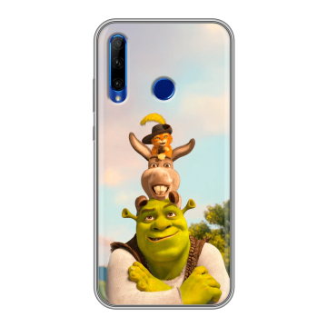 Силиконовый чехол на Huawei Honor 10i с принтом Шрек Shrek Силиконовый чехол на Huawei Honor 10i с принтом Шрек Shrek