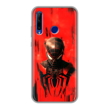Силиконовый чехол на Huawei Honor 10i с принтом человек паук spiderman