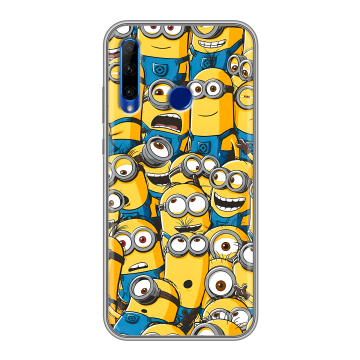 Силиконовый чехол на Huawei Honor 10i с принтом Миньоны