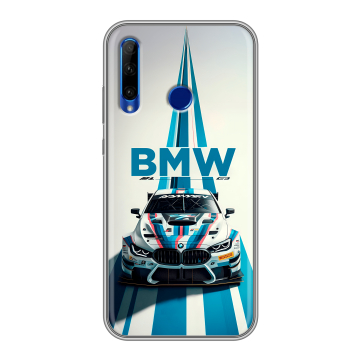 Силиконовый чехол на Huawei Honor 10i с принтом БМВ BMW Силиконовый чехол на Huawei Honor 10i с принтом БМВ BMW
